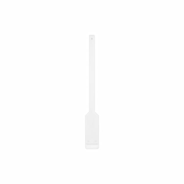 Roerspatel vlak - Polyethyleen - Blad:30x60mm - Lengte:450mm - wit