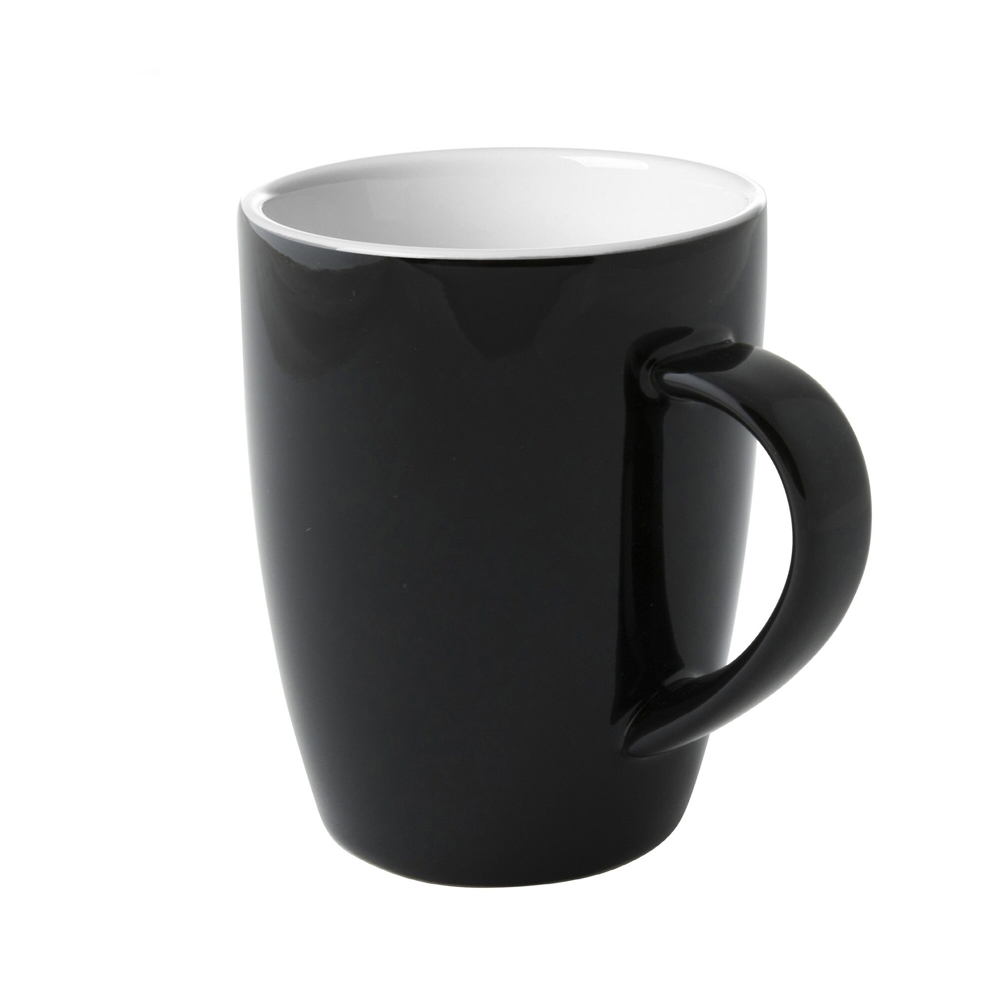 (6 pièces) COLORS – Tasse à café – 180 ml – Noir