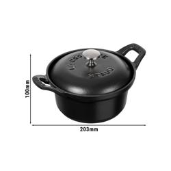 STAUB | SPECIALITIES - La Coquette - Ø 120mm - Gietijzer - Zwart