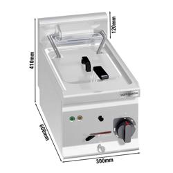 Commercial Countertop Electric Fryer - 10 litres - 9kW - with drain tap