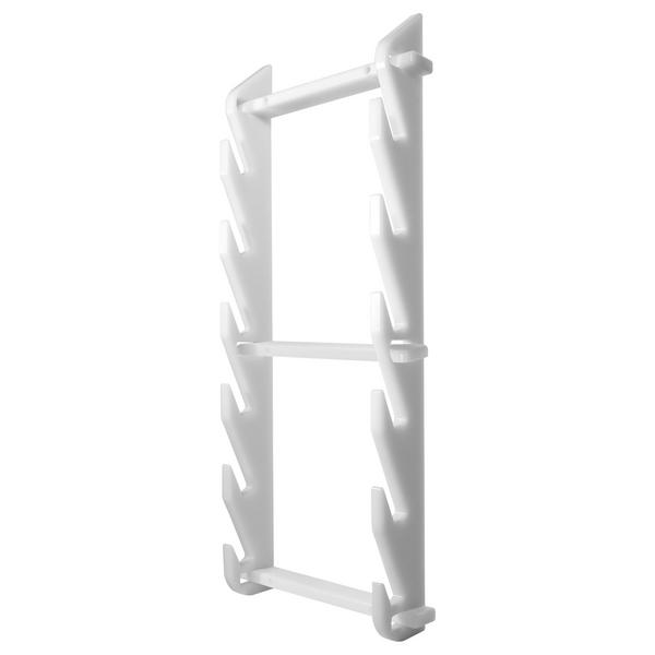 Rangement pour planches à découper pour planches de 20mm - 370x100x900mm - Polyéthylène - Blanc
