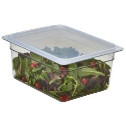 (6 db) CAMBRO | Camwear® polipropilén GN fedél 1/2 - légmentesen záródó - tejszerű