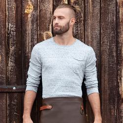 KARLOWSKY | Tablier en cuir - Moka