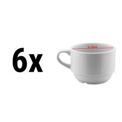 (6 kpl) ENTITY - Espressokuppi - 70 ml - Valkoinen