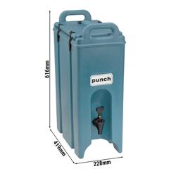 CAMBRO | CAMTAINERS® - Contenitore per bevande isotermico - 17,9 Litri - Blu Ardesia