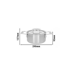 DEMEYERE | INDUSTRY 5 - Marmite à rôtir avec couvercle - Ø 180mm - inox	