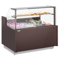Commercial Serve Over Counter Cake Display Fridge 1682mm – LED lighting – 2 shelves – +4 to +8 °C – Riga series