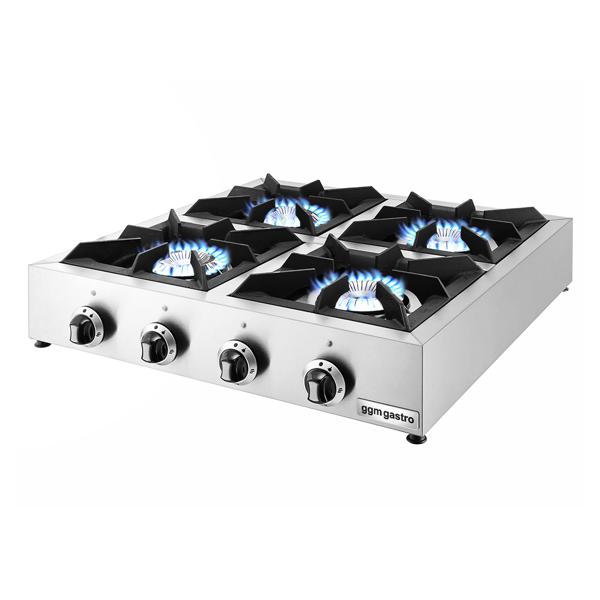 Gasfornuis tafelmodel - 800x700mm - 20,0 kW - 4 pits