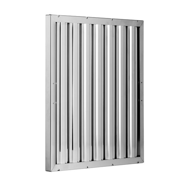 Lamellenfilter RVS - 400x500x25mm - Type A
