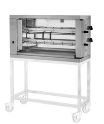 Gas Chicken Rotisserie Oven - 11kW - with 2 Skewers for up to 12 chickens
