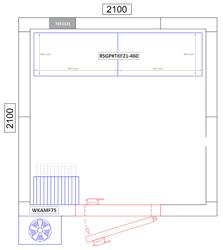 Regalset Aluminium - Bautiefe: 460mm - Tragkraft: 600 kg