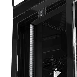 Frigo per bibite - 880 litri - con 2 porte scorrevoli in vetro e display pubblicitario