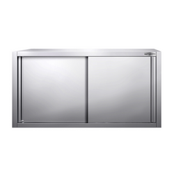 Seinäkaappi ruostumattomasta teräksestä PREMIUM - 1200x400mm - liukuovi - korkeus 650mm
