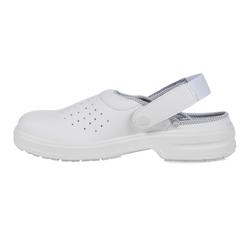KARLOWSKY | Oxford Safety Shoe – Steel Toe Cap - Slip-Resistant - White - EU 44