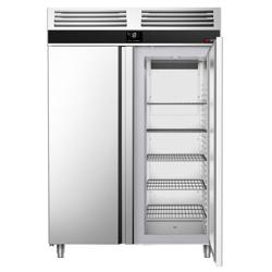 Καταψύκτης ανοξείδωτο ατσάλι PREMIUM - GN 2/1 - 1.400 λίτρα - -22 / -10 °C - με 2 πόρτες - 1400 mm