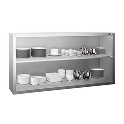 Rustfrit stål Vægskab PREMIUM 1800x400 mm - uden Skydedør - Højde: 800 mm