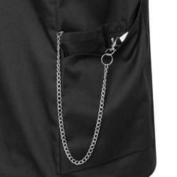 (6 pieces) KARLOWSKY | Ladies' Nurse Tunic Essential – Black - Size 36 - 95°C Washable