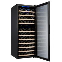 Dual Zone Wine Cooler Fridge ECO – 73 bottles - 5–18 °C - 11 shelves