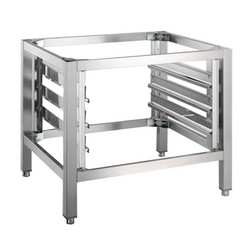 Forno de padaria e pastelaria Base de suporte + Suporte de tabuleiros para 3x EN