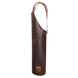 KARLOWSKY | Cowhide Leather Bib Apron X-Back – Mocha - 60×82 cm
