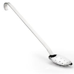 (4 pcs) Cuillère de service - Ø70mm - Longueur : 0mm - perforée - Acier inoxydable