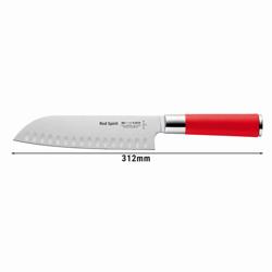 F. DICK | Red Spirit - Santoku nůž se speciálním výbrusem - čepel: 180mm