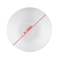 (12 kpl) Jälkiruokakulho - PERA - posliini - 130x130 mm - pinoutuva, konepesunkestävä, mikrouunin kestävä, iskunkestävä reunoista - valkoinen
