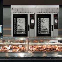 Commercial Combi Steamer - Touch – 6× GN 1/1 – Self-Cleaning & Grease Tray – With Stand