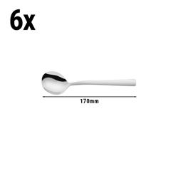 (6) ZWILLING | Dinner Soup & Cream Spoon Set – Deep, Wide Bowls - 18/10 Stainless Steel