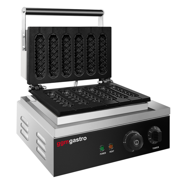 Ferro de waffles - Molde: Pirulito num pau