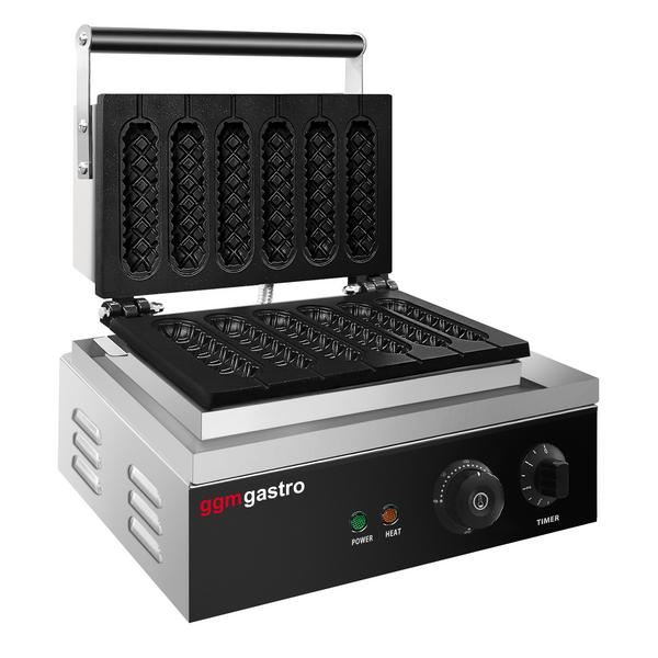 Waffle Iron / Corn Dog Maker - Single - Manual - 1.55 kW - Shape: Waffle on a Stick