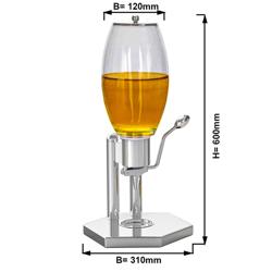 Dispenser per miele Singolo - 5L - Cromo