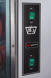 Automatyczna wyciskarka do pomarańczy - 250W - 112kg - z automatycznym podajnikiem, podawaniem ręcznym, trybem czyszczenia, kranikiem dozującym, zbiornikiem 18l, kołami - stal nierdzewna - z ramą nośną