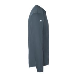(6 stuks) KARLOWSKY | Lange Mouw Heren Werkshirt Performance - Antraciet - maat: XXL