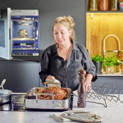 DEMEYERE | INDUSTRY 5 - Braadslede met rooster - 390x330mm - RVS 