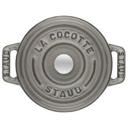 STAUB | LA COCOTTE - Mini kookpot - Ø 100mm - Gietijzer - Grafietgrijs