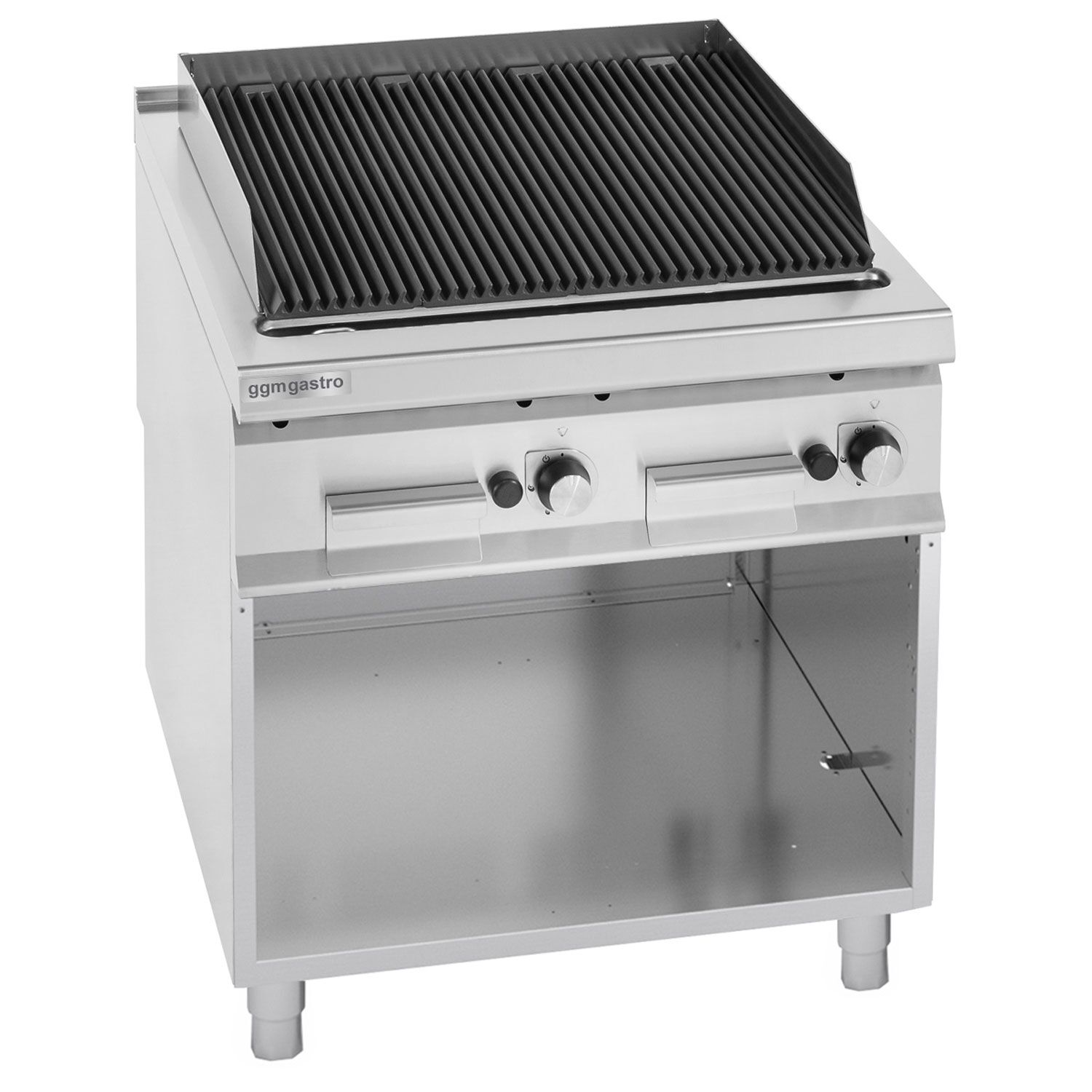 Grill à pierre de lave à gaz – 18 kW – grille en fonte