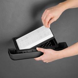 (2 stuks) AIR-WOLF | Handdroger met infraroodsensor - ABS Zwart