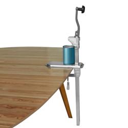 Abrelatas de mesa INDUSTRIAL - Altura máx. lata: 400mm - acero inoxidable