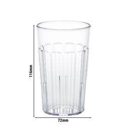 (36 Stück) CAMBRO | NEWPORT - Trinkbecher - 300ml - BPA-Frei - Transparent