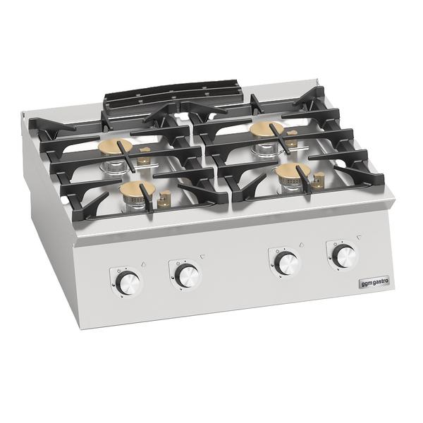 Plinsko kuhalo - Linija 700 - 800x730x280 mm - 24,0 kW - 4 plamenika - nadpultni