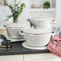 STAUB | LA COCOTTE - Kookpot - Ø 240mm - Gietijzer - Witte truffel