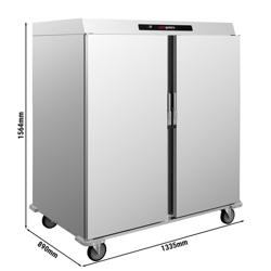 Bankett kocsi PREMIUM - fűtött - 20x GN 2/1 vagy 40x GN 1/1 - Digitális