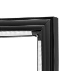 Frigo per bibite - 1200 litri - design senza telaio - con 2 porte in vetro e display pubblicitario