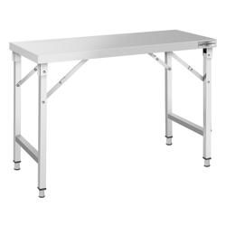 Masă de lucru din oțel inoxidabil - pliabilă - 1400x700mm