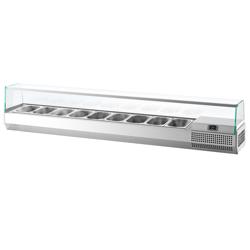 Opzetkoelvitrine PREMIUM PLUS - 1976x353mm - 9x GN 1/4