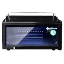 Frigider cu ușă din sticlă - 25 litri - Negru