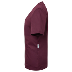 (6 st) Karlowsky - kortärmad damtunika Essential - aubergine - storlek: 34