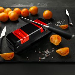 Aiguiseur de couteaux - Rouge & Noir