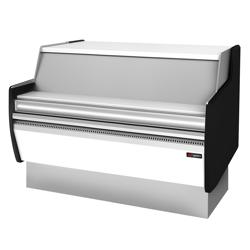 Kassadisk Madrid - 1310x953x920 mm - vit front - emaljerat stål